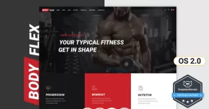 Bodyflex - Gym and Fitness Shopify Theme - TemplateMonster