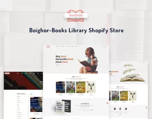 Boighor - Books Library Shopify Theme - TemplateMonster