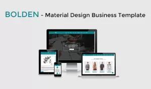 Bolden - Material Design Business Template
