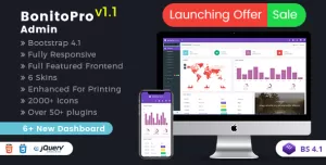 Bonito Pro - Bootstrap 4 Admin Templates & Web Apps Dashboards