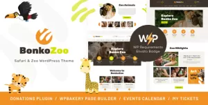 Bonko  Safari & Zoo WordPress Theme