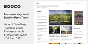 Booco - Responsive Magazine & Blog WordPress Theme