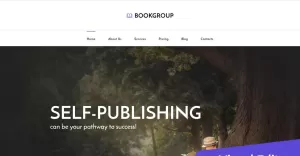 Book Publisher Moto CMS 3 Template