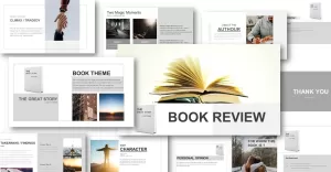 Book Review PowerPoint Template - Amazing Slides
