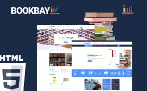 Bookbay - Book Store HTML5 Website Template - TemplateMonster