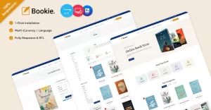Bookie - Bookstall, eBook, Comic, Story, and Book Store Opencart Responsive Theme