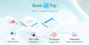 BookMyTrip - Mobile UI Kit Traveling Apps
