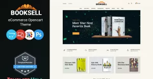 Booksell - Stationery Store OpenCart Template