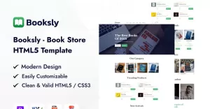 Booksly - Book Store HTML5 Template