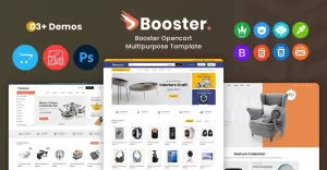 Booster - Furniture &Interior Multipurpose OpenCart Theme