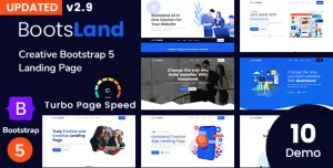 Bootsland - Creative Bootstrap5 Landing Page