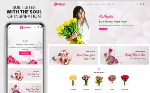Bossom - The Flower & Gift  Premium Boostrap Shopify Theme
