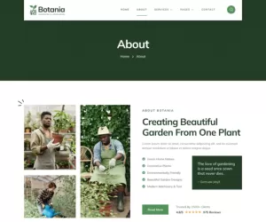 Botania – Gardening & Landscaping Elementor Template Kit