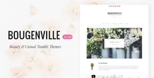 Bougenville  Beautiful & Casual Tumblr Theme