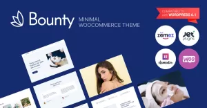 Bounty - Minimal WooCommerce Theme for Beauty