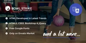 Bowl Strike - Responsive HTML template