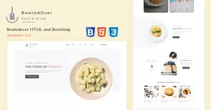 Bowled over - Food and Drink Services HTML Bootstrap Template Kit