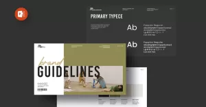 Brand Guidelines Layout Presentation Template