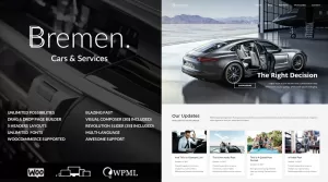 Bremen Auto - Auto Services Wordpress Theme - Themes ...