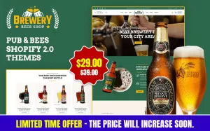 Brewery - Alcohol, Beer & Wine Store Responsive Shopify Theme 2.0