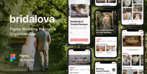 Bridalova - Figma Wedding Planner & Organizer App