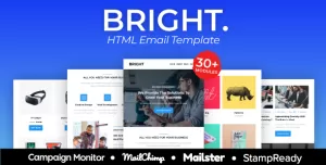 BRIGHT - Multipurpose Responsive Agency Email Template