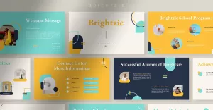 Brightzie - Cheerful Creative School Profile Presentation