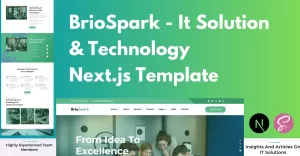 BrioSpark - IT Solutions & Technology NextJS Template