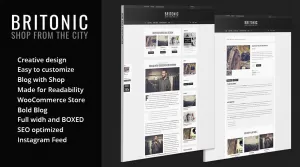 Britonic Blog - Shop From The City