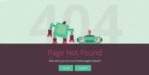 Brokebot - Animated SVG 404 Error Pages