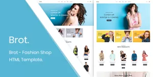 Brot - Fashion Store HTML Template using Bootstrap