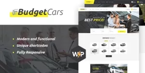 Budget Cars  Used Car Dealer & Rental WordPress Theme + Store