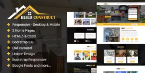 Build Construct - One Page Construction HTML Template