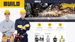 BUILD - Construction Business Corporate Company HTML Template