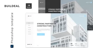 Buildeal - Construction Company PSD Template