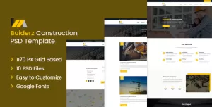 Builderz - Construction PSD Template