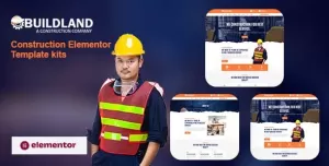 Buildland - Construction Business Elementor Template Kit