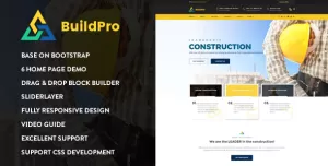 BuildPro - Construction Drupal 10 Theme