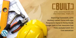 BUILT  HTML5 Template for Construction Businesses