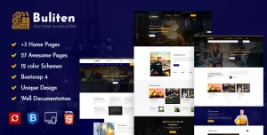 Buliten- Factory & Industry HTML Template