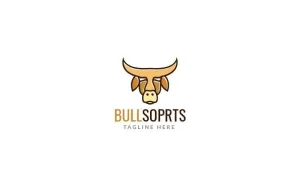 Bull Sports Logo Design Template