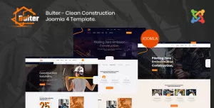 Bulter - Clean Construction Joomla 4 Template