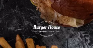 Burger House - Restaurant  Responsive Drupal Template