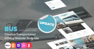Bus and Coach Hire Website Template