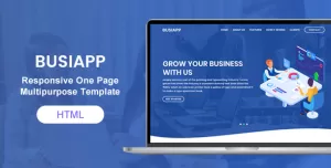 Busiapp  Bootstrap 4 HTML 5 Multi Purpose One/Multi Pages Template