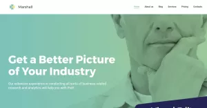 Business Analysis and Market Research Agency Moto CMS 3 Template