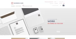 Business Card Printing Magento Theme - TemplateMonster