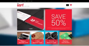 Business Cards Store Magento Theme