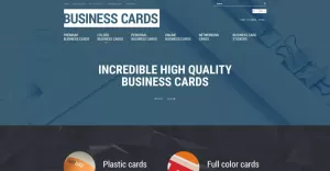 Business Cards Store OpenCart Template - TemplateMonster