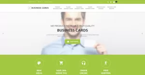 Business Cards Store PrestaShop Theme - TemplateMonster